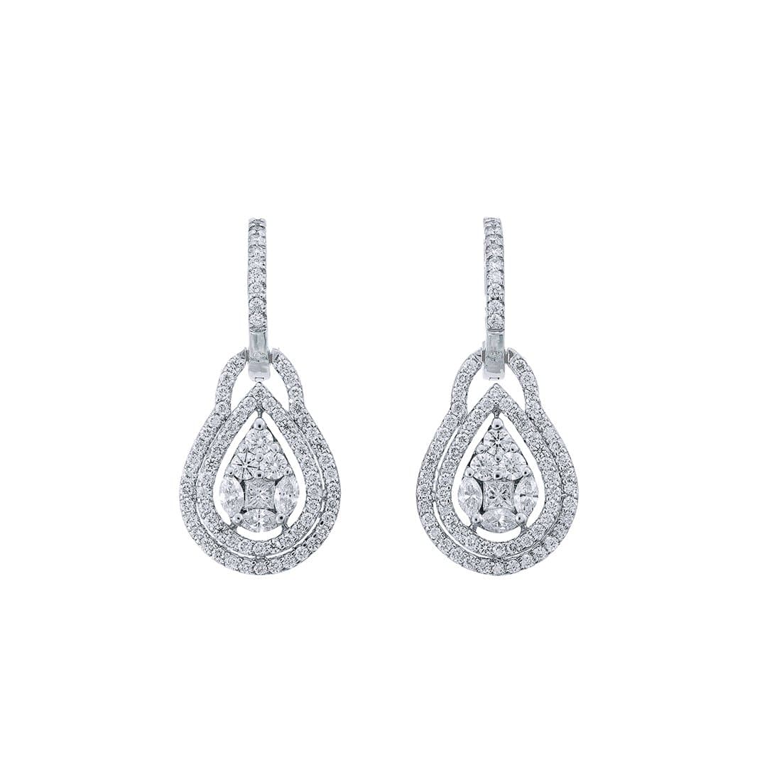 Hanging Pear Earrings