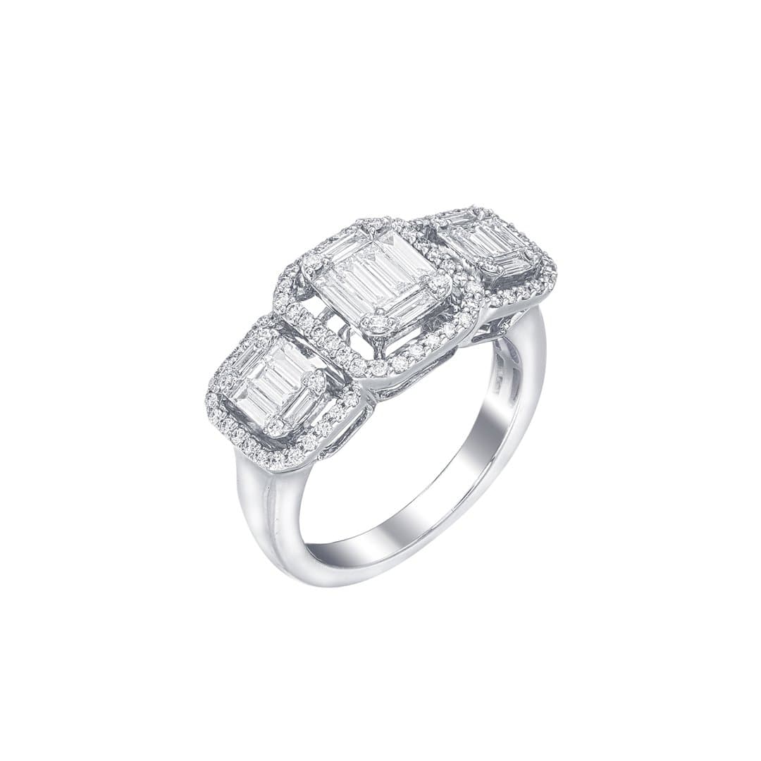 3-Studded Enclosed Square Ring