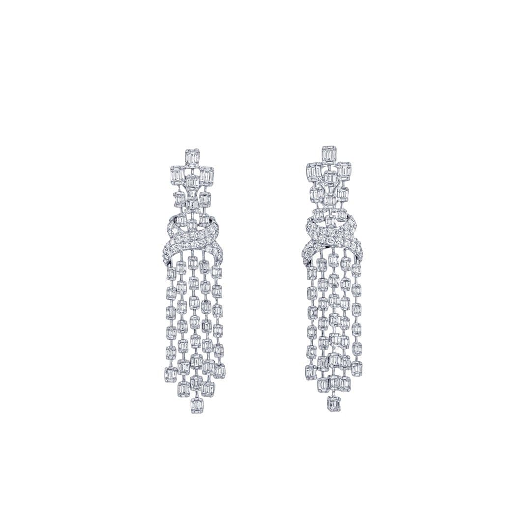Ribbon Fall Earrings